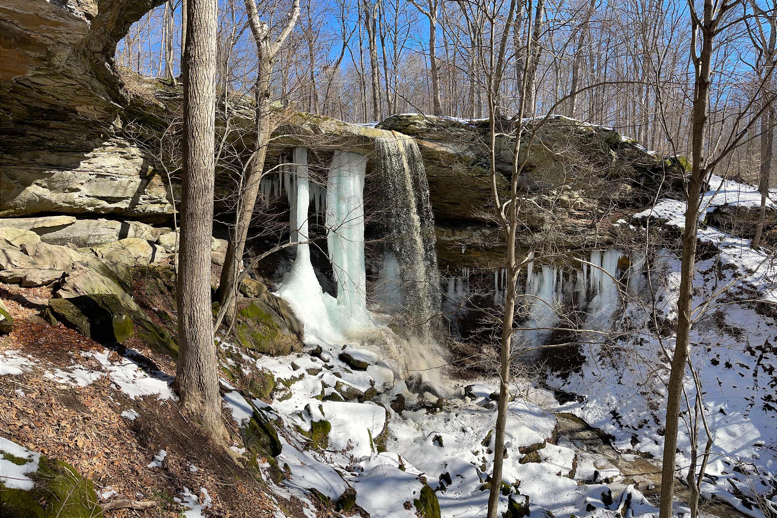 Greystone property terrain and ravines