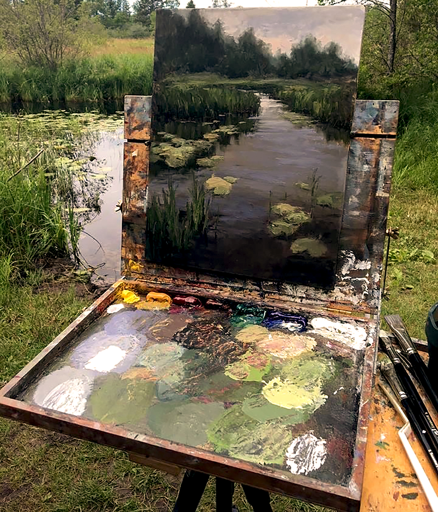 Plein air painting at GREYSTONE