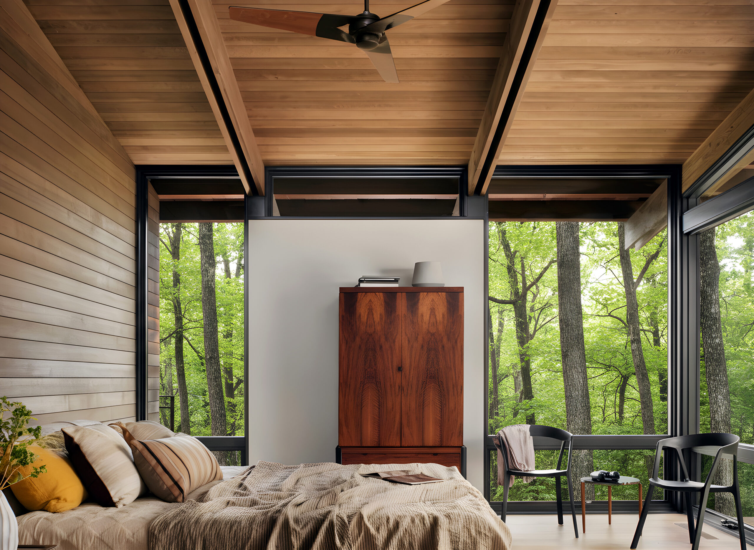 Nettle Ridge villa fireplace